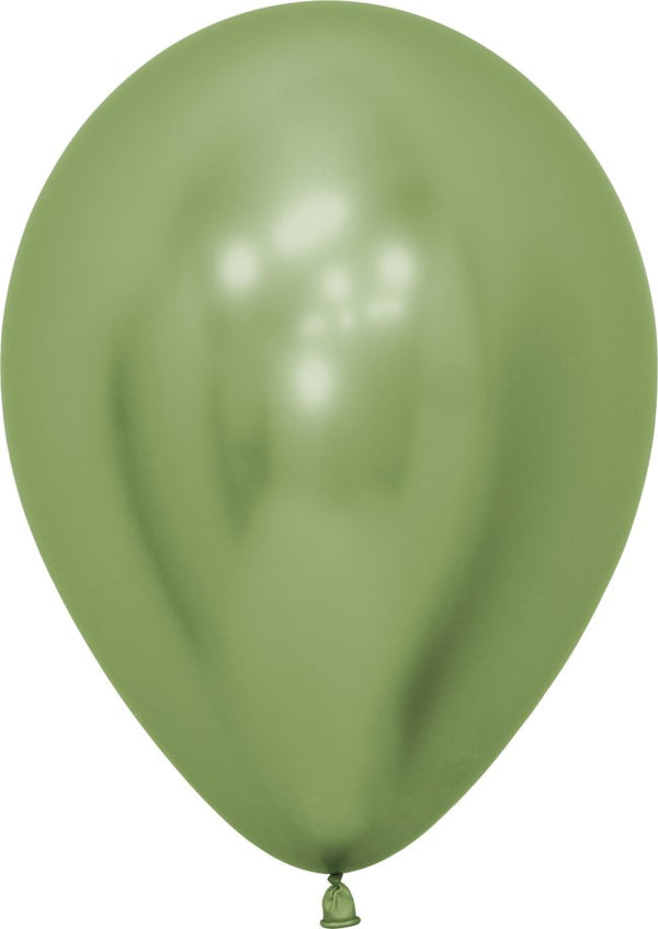 Globos verde lima cromado